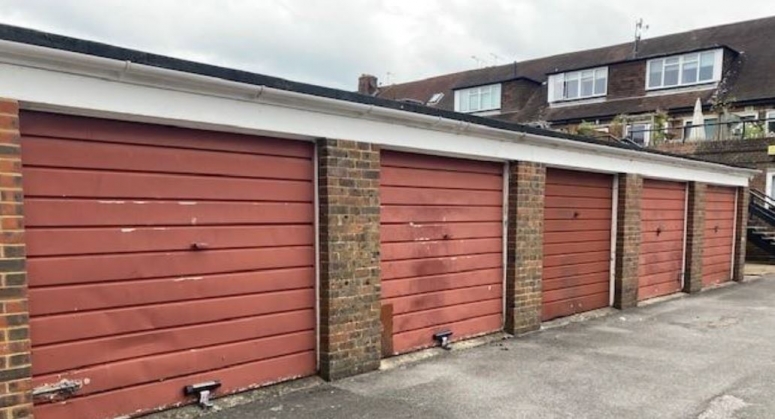 Single Lock-Up Garage, Parade Court, East Horsley, Leatherhead KT24 6QN